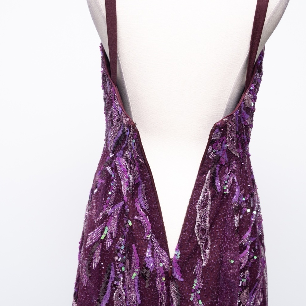 Dress The Population Violet Sequin Cassandra Dress XS - Picture 12 of 12